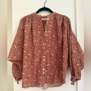 Doen forest print top